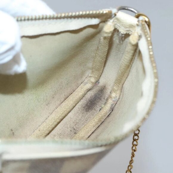 LOUIS VUITTON Damier Azur Mini Pochette Accessoires Pouch N63005 LV Auth 142334 - Picture 11 of 16